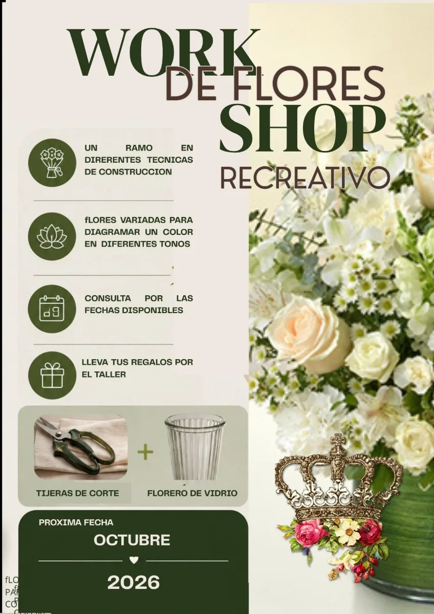 Fotografía de Taller recreativo de flores